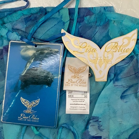 Lisa Blue WINGED ONES Gypsy Dress - Celestial Blue - Picture 10 of 15